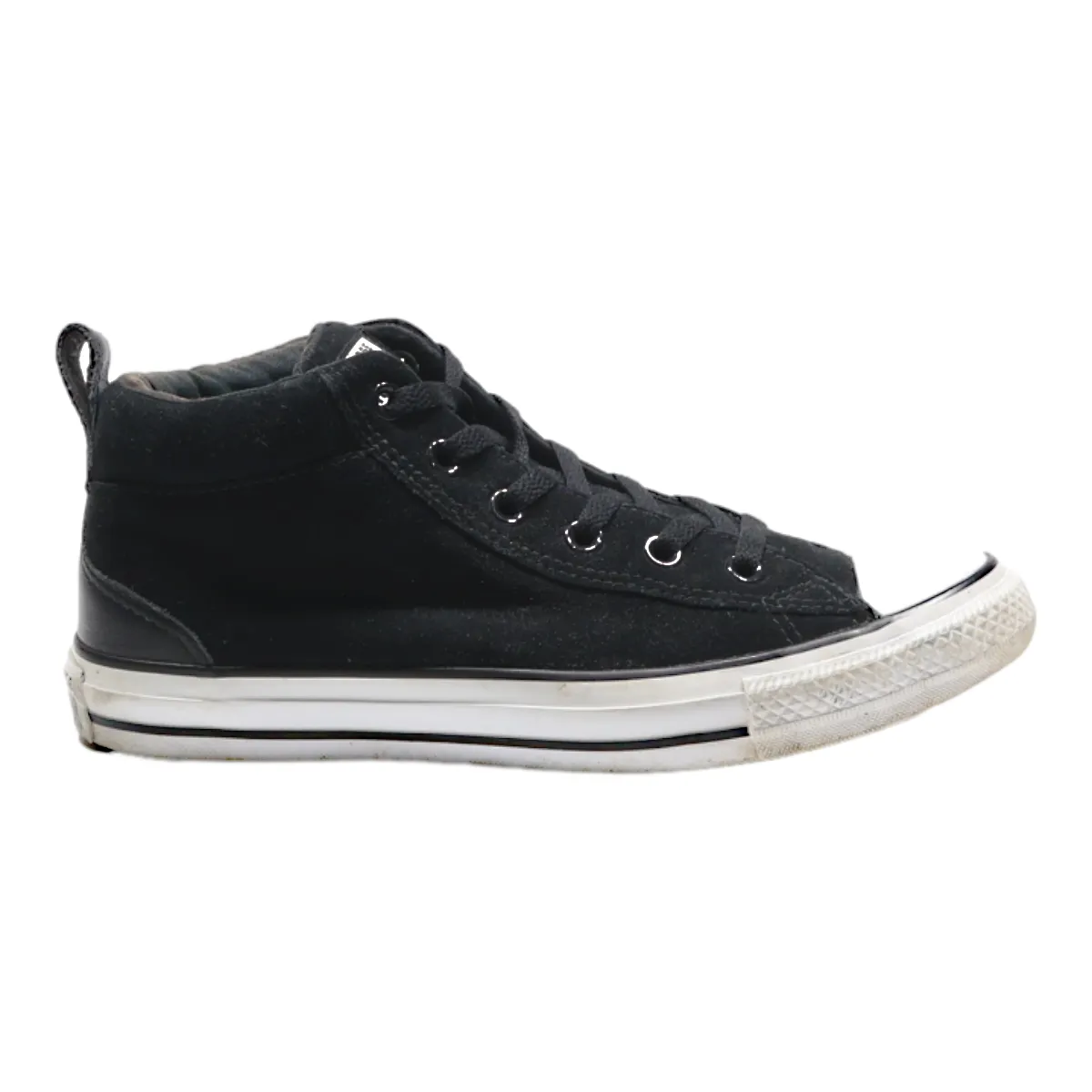 CONVERSE High Top Trainers Black Suede Mens UK 6.5