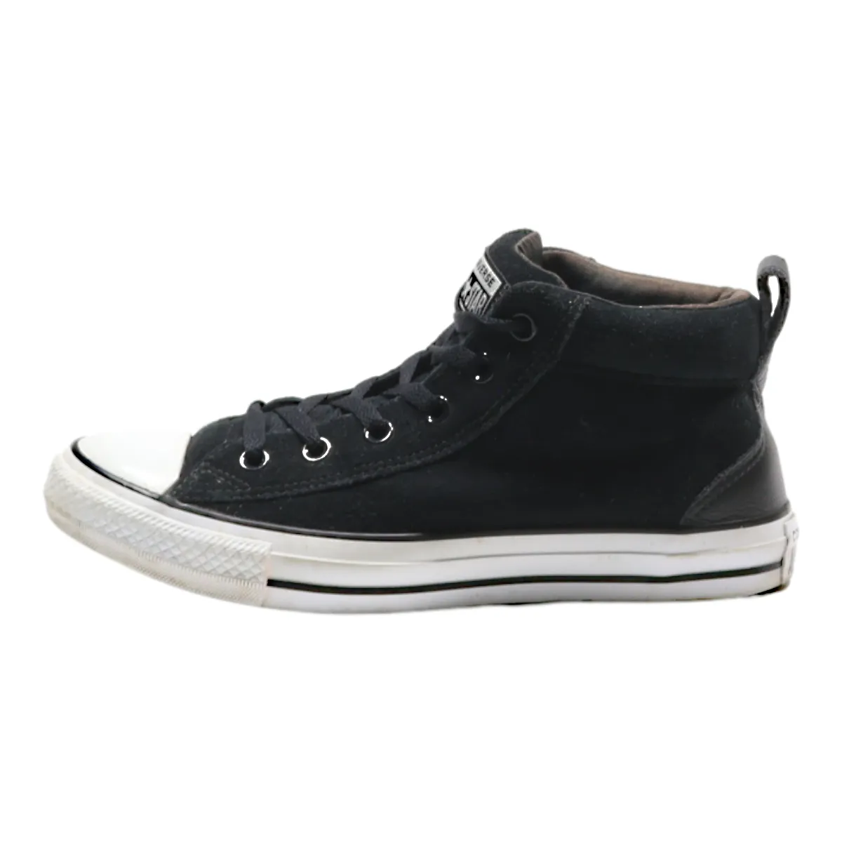CONVERSE High Top Trainers Black Suede Mens UK 6.5