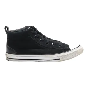 CONVERSE High Top Trainers Black Suede Mens UK 6.5