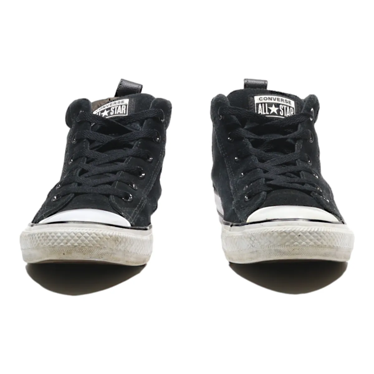 CONVERSE High Top Trainers Black Suede Mens UK 6.5