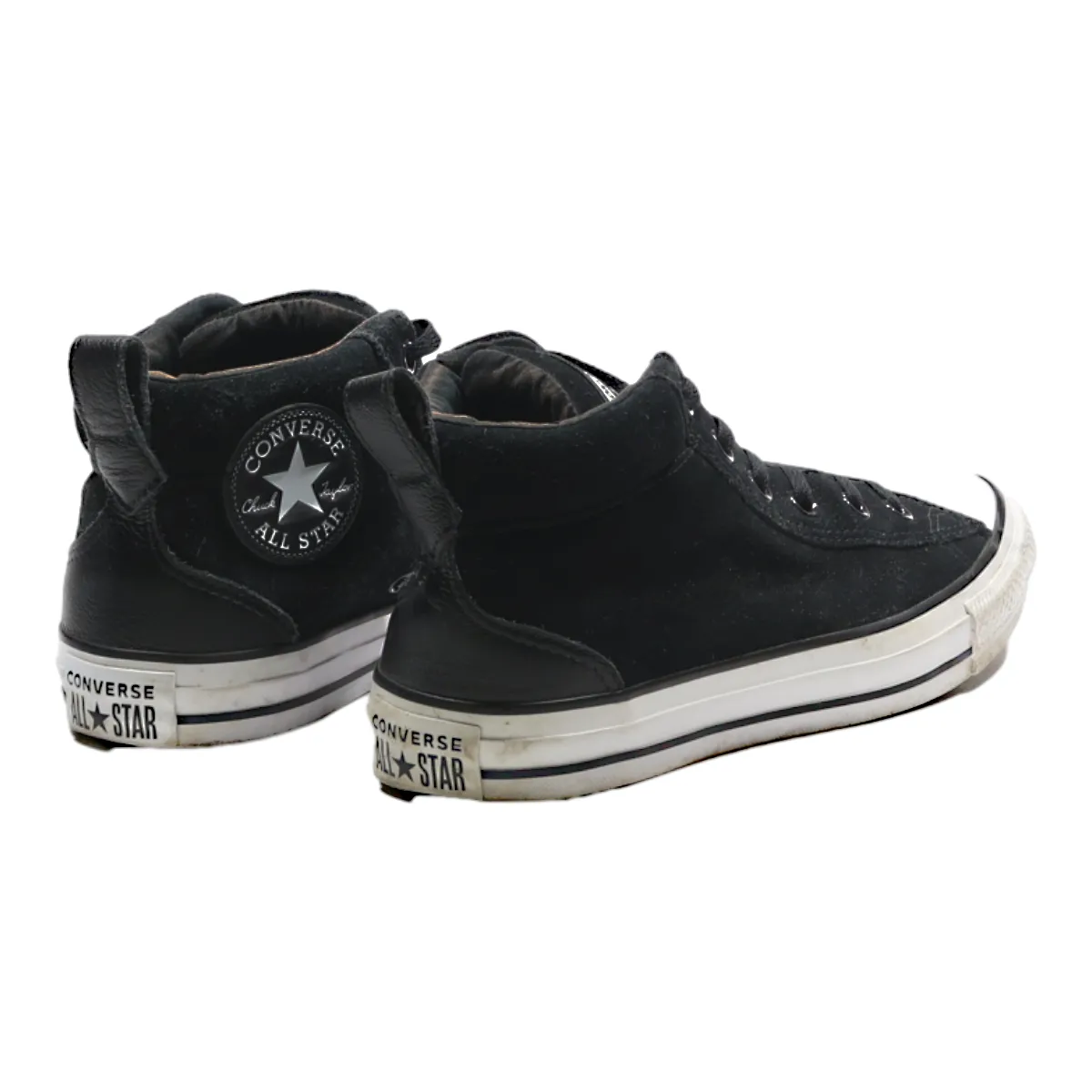 CONVERSE High Top Trainers Black Suede Mens UK 6.5