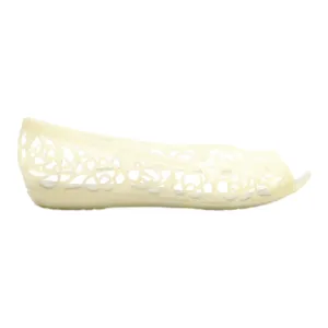 CROCS Ballet Shoes Cream PVC Womens UK 5