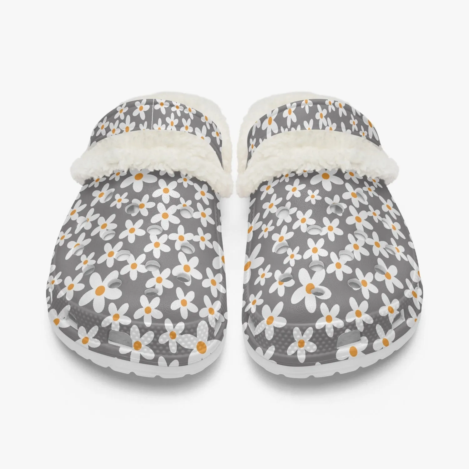 Daisy Lined Clogs