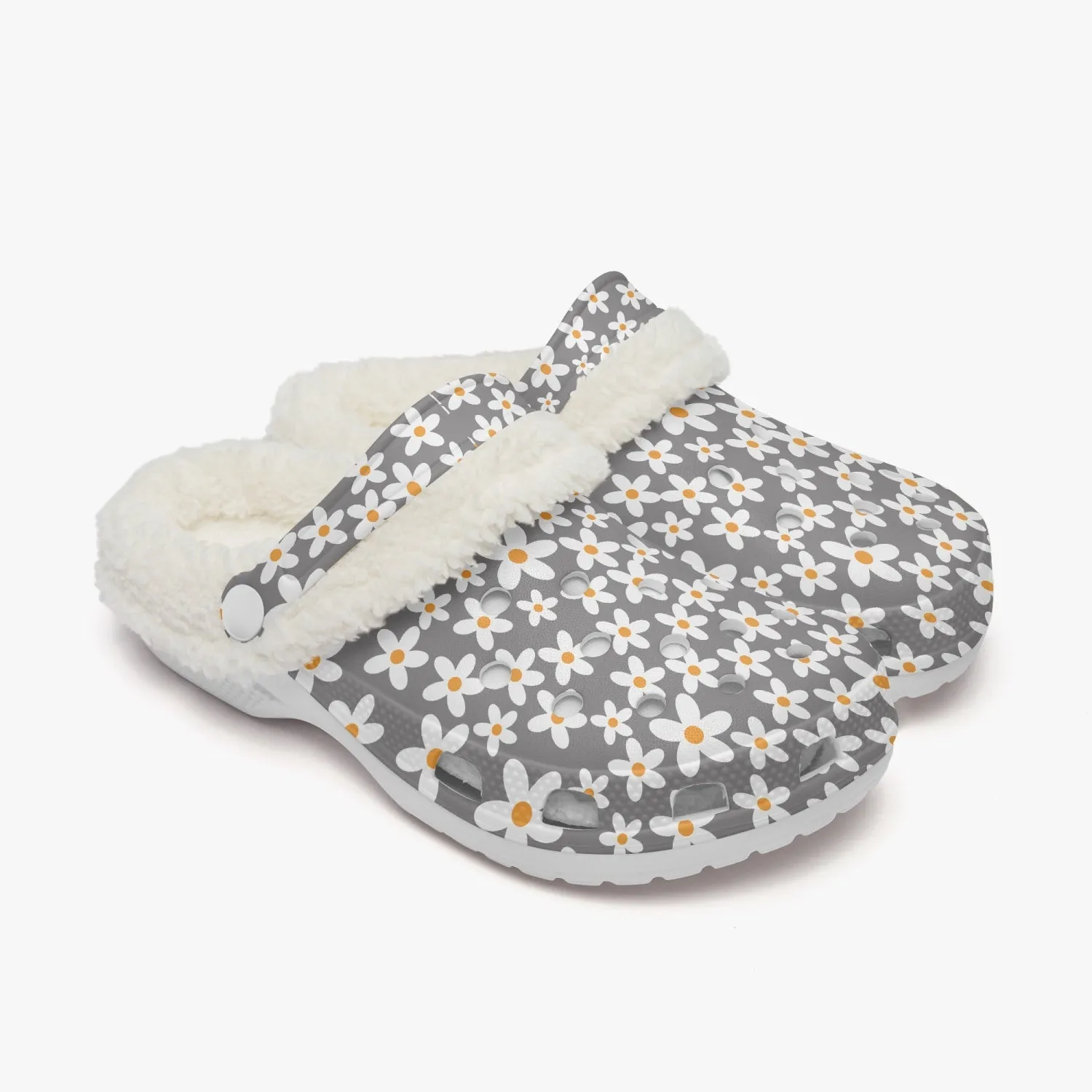 Daisy Lined Clogs