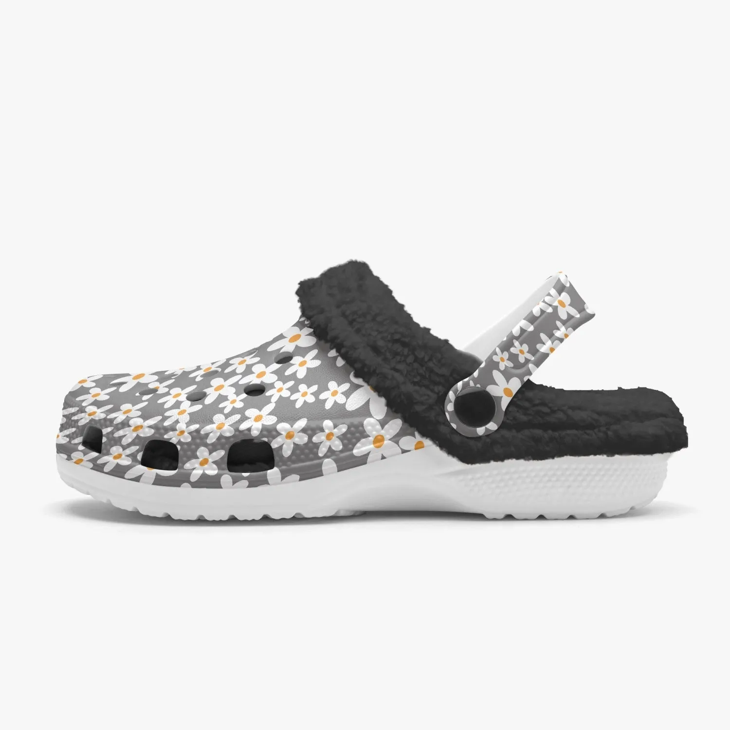Daisy Lined Clogs