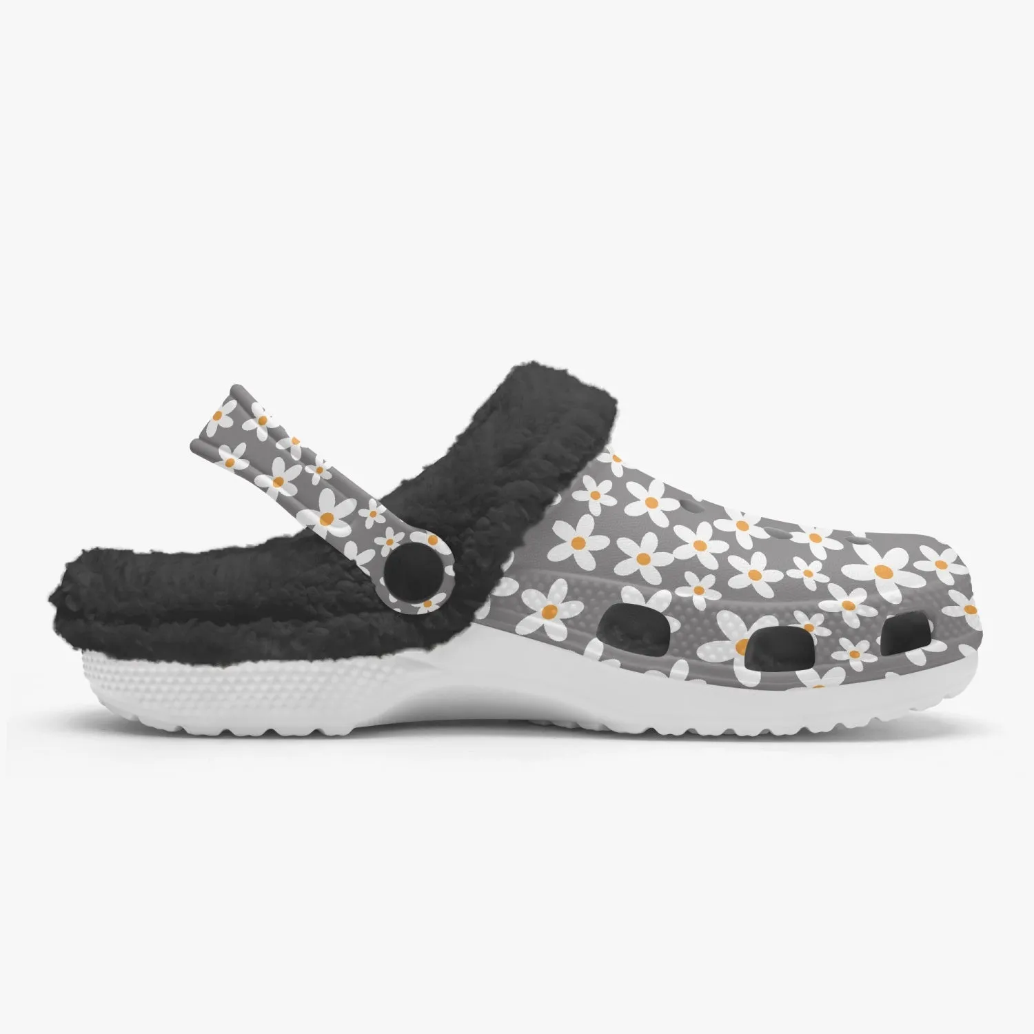 Daisy Lined Clogs