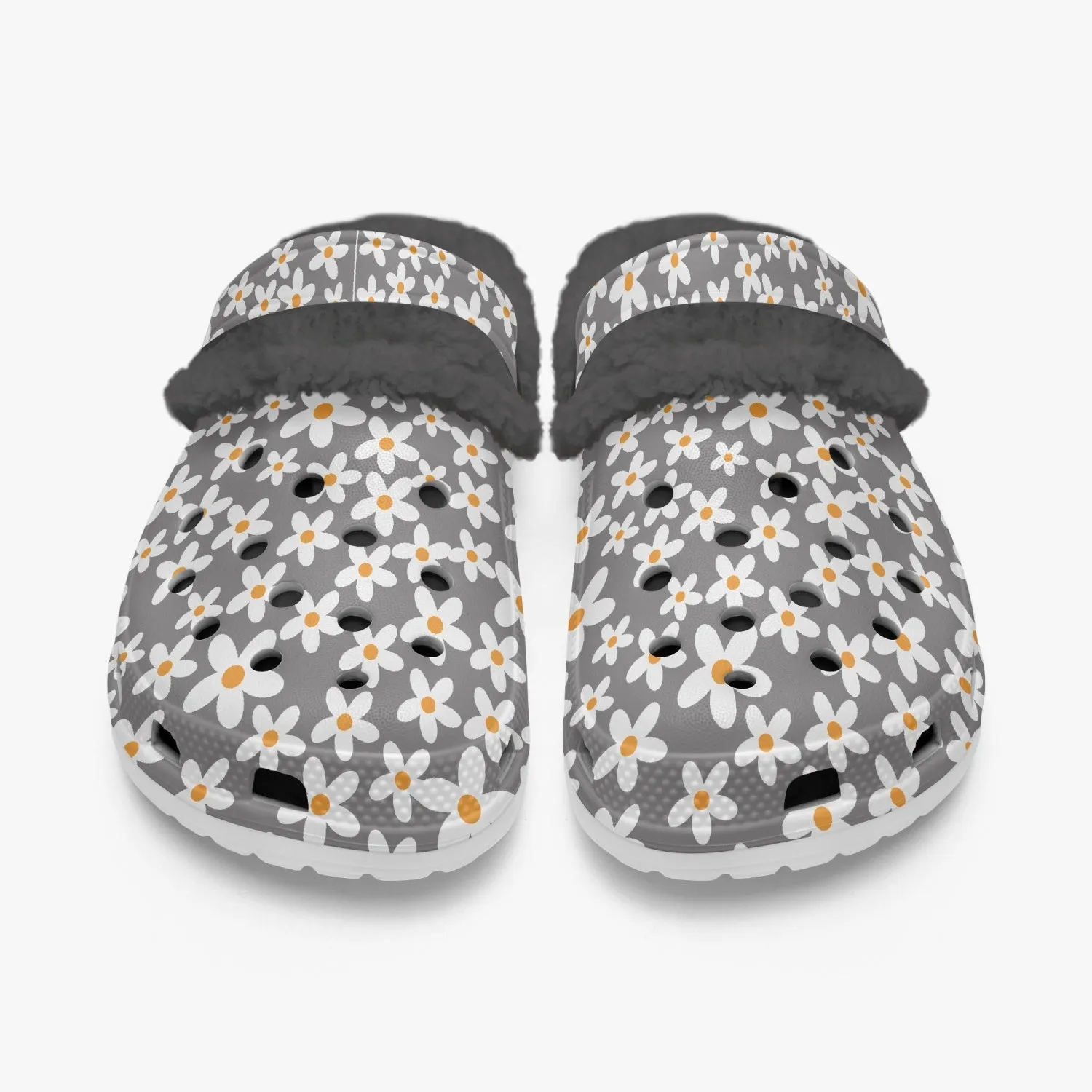 Daisy Lined Clogs