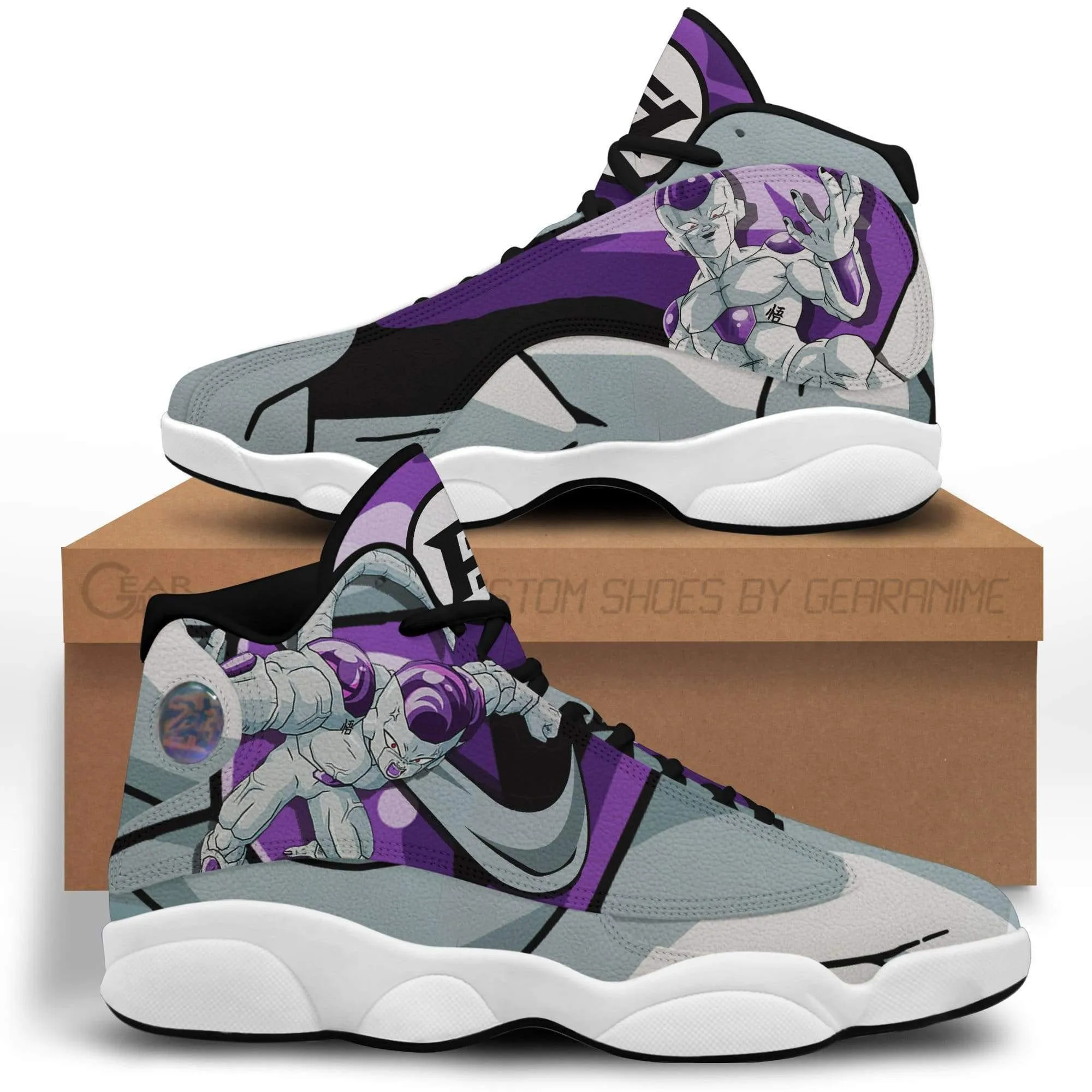 DBZ Frieza JD13 Sneakers Custom Anime Dragon Ball Shoes