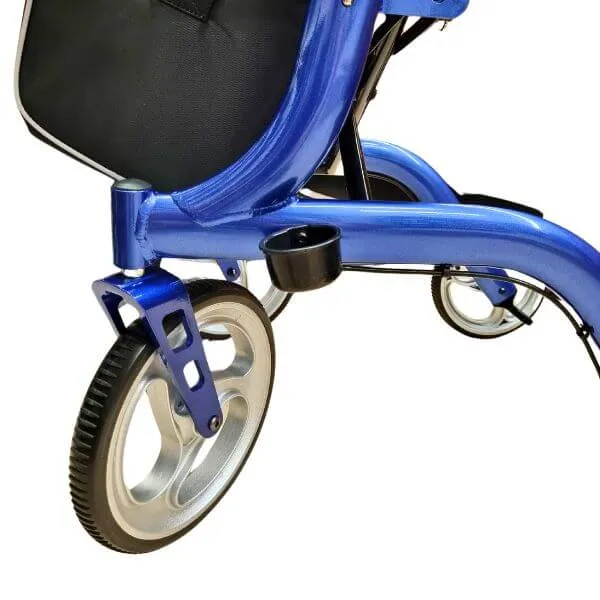 Deluxe Compact Outdoor Walker with Seat