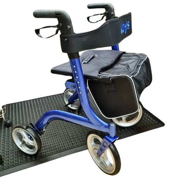Deluxe Compact Outdoor Walker with Seat