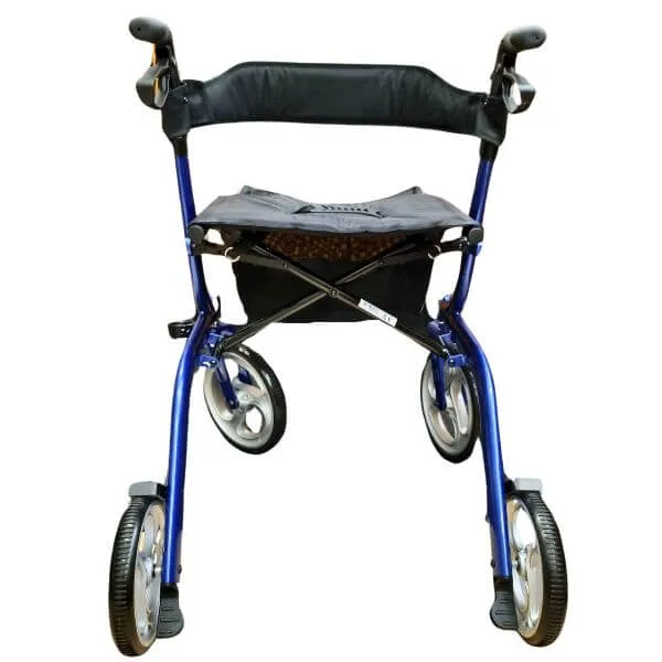 Deluxe Compact Outdoor Walker with Seat