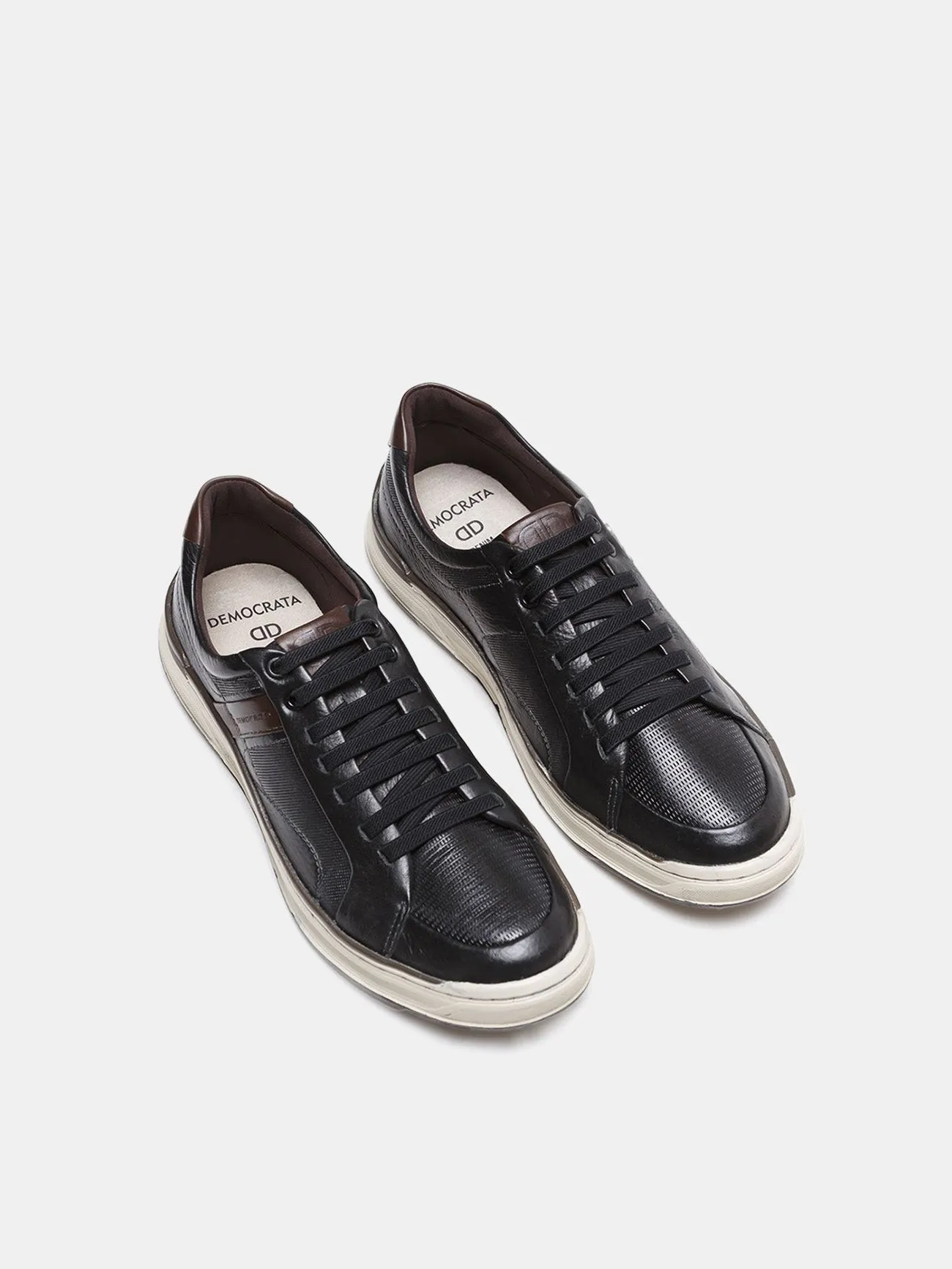 Democrata Men's Denim Loop Lace Up Shoes