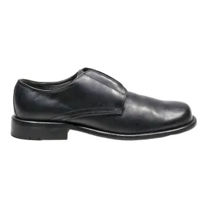 Derby Shoes Black Leather Mens UK 7.5