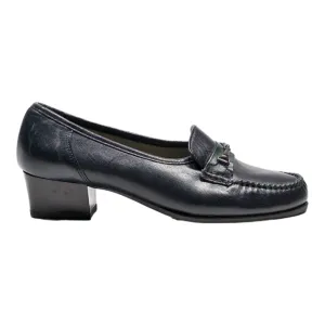 DORNDORF Loafer Shoes Blue Leather Womens UK 4.5