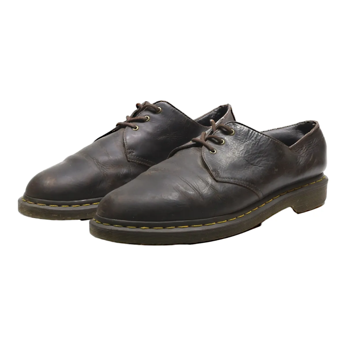 DR MARTENS 1461 Derby Shoes Black Leather Mens UK 11
