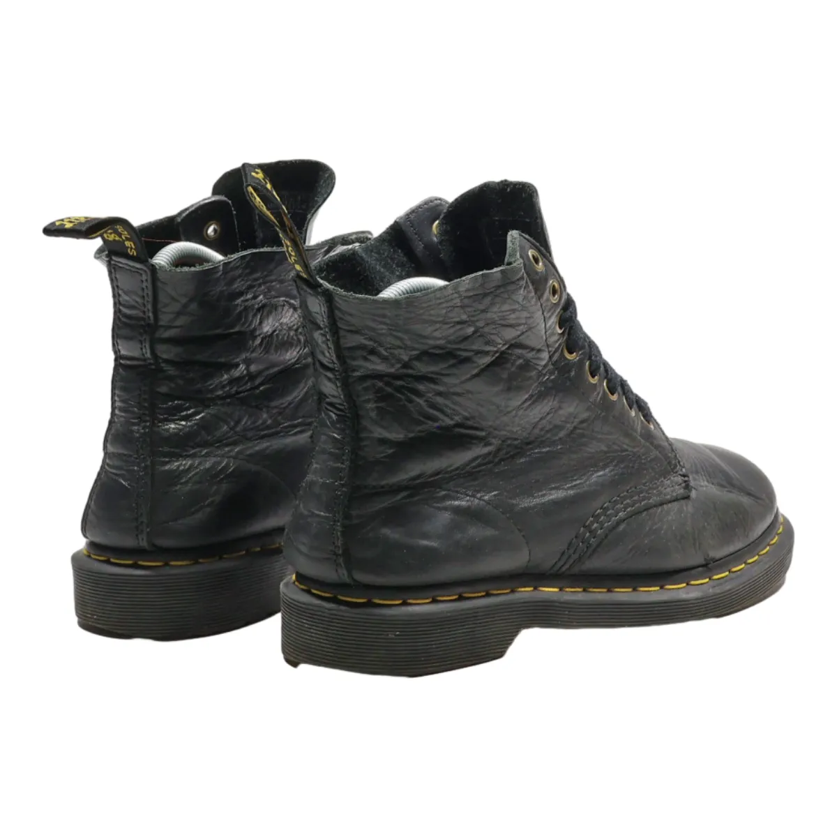 DR MARTENS 24993 Lace-Up Boots Black Leather Mens UK 6