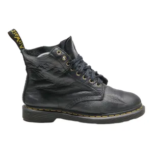DR MARTENS 24993 Lace-Up Boots Black Leather Mens UK 6