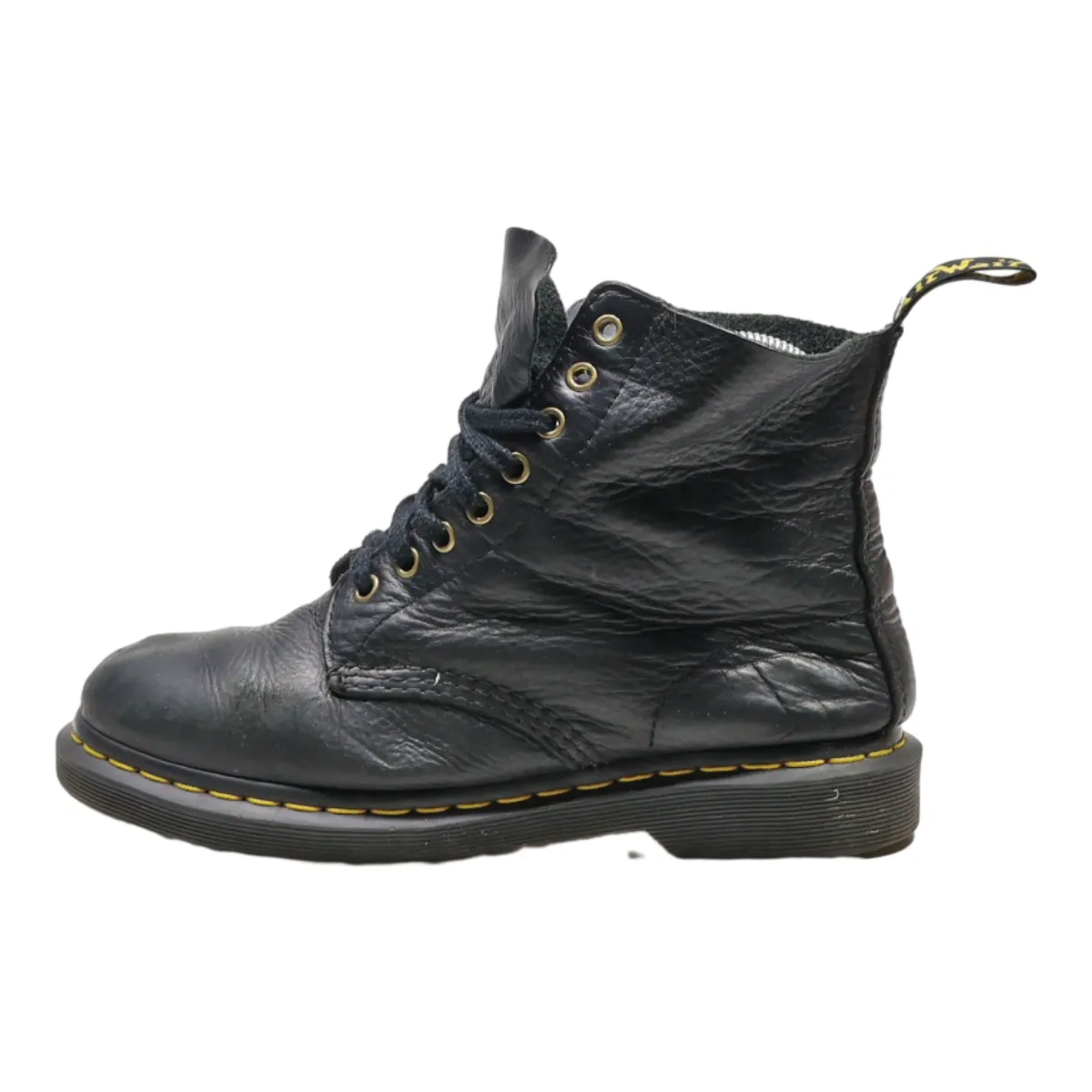 DR MARTENS 24993 Lace-Up Boots Black Leather Mens UK 6