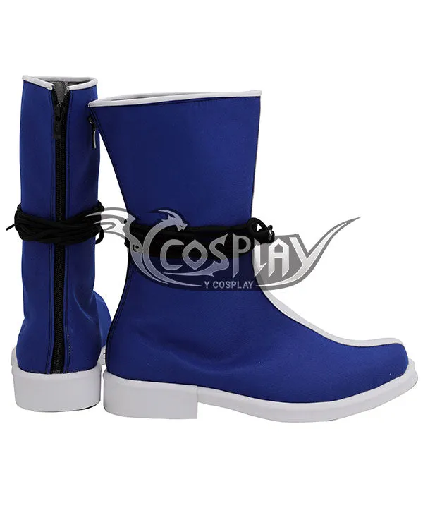 Dragon Ball Super Son Goku Blue White Shoes Cosplay Boots