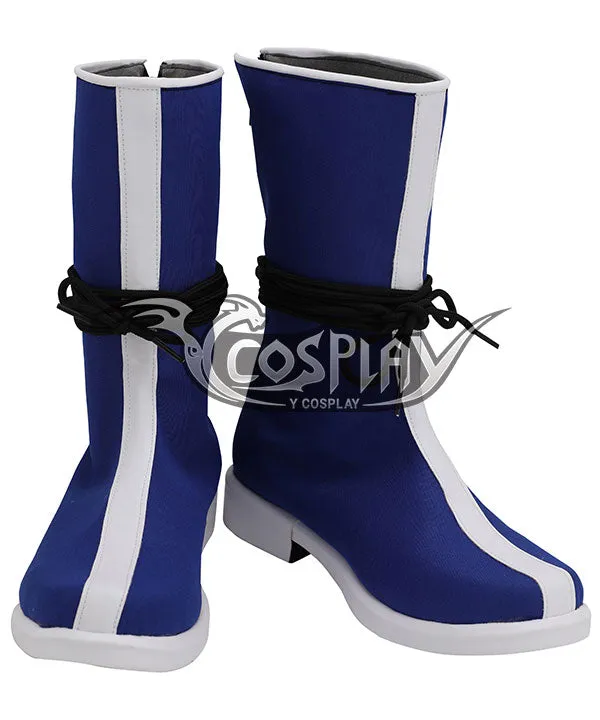Dragon Ball Super Son Goku Blue White Shoes Cosplay Boots
