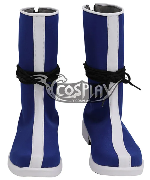 Dragon Ball Super Son Goku Blue White Shoes Cosplay Boots