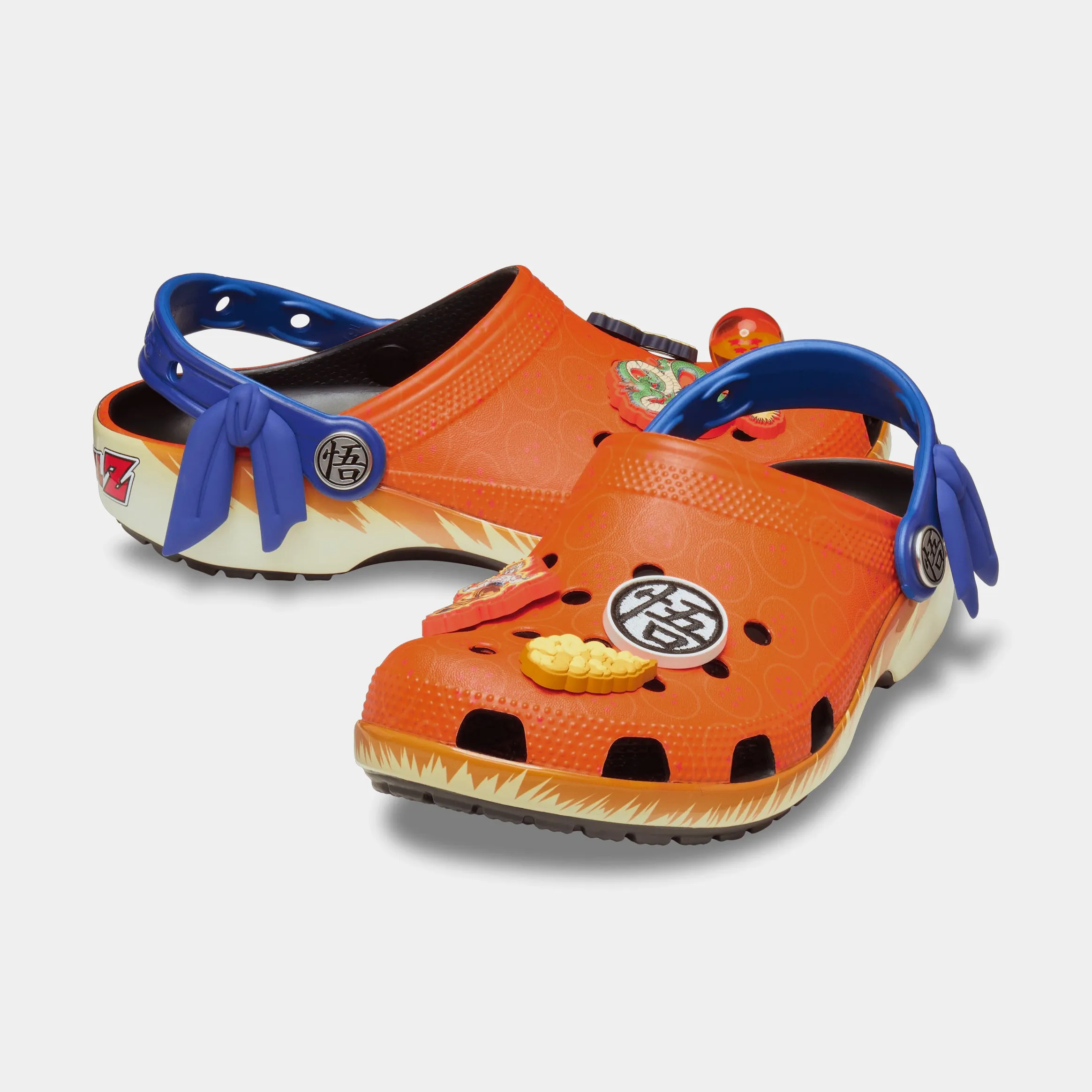 Dragon Ball Z Classic Clog Mens Sandals (Orange/Blue) Free Shipping