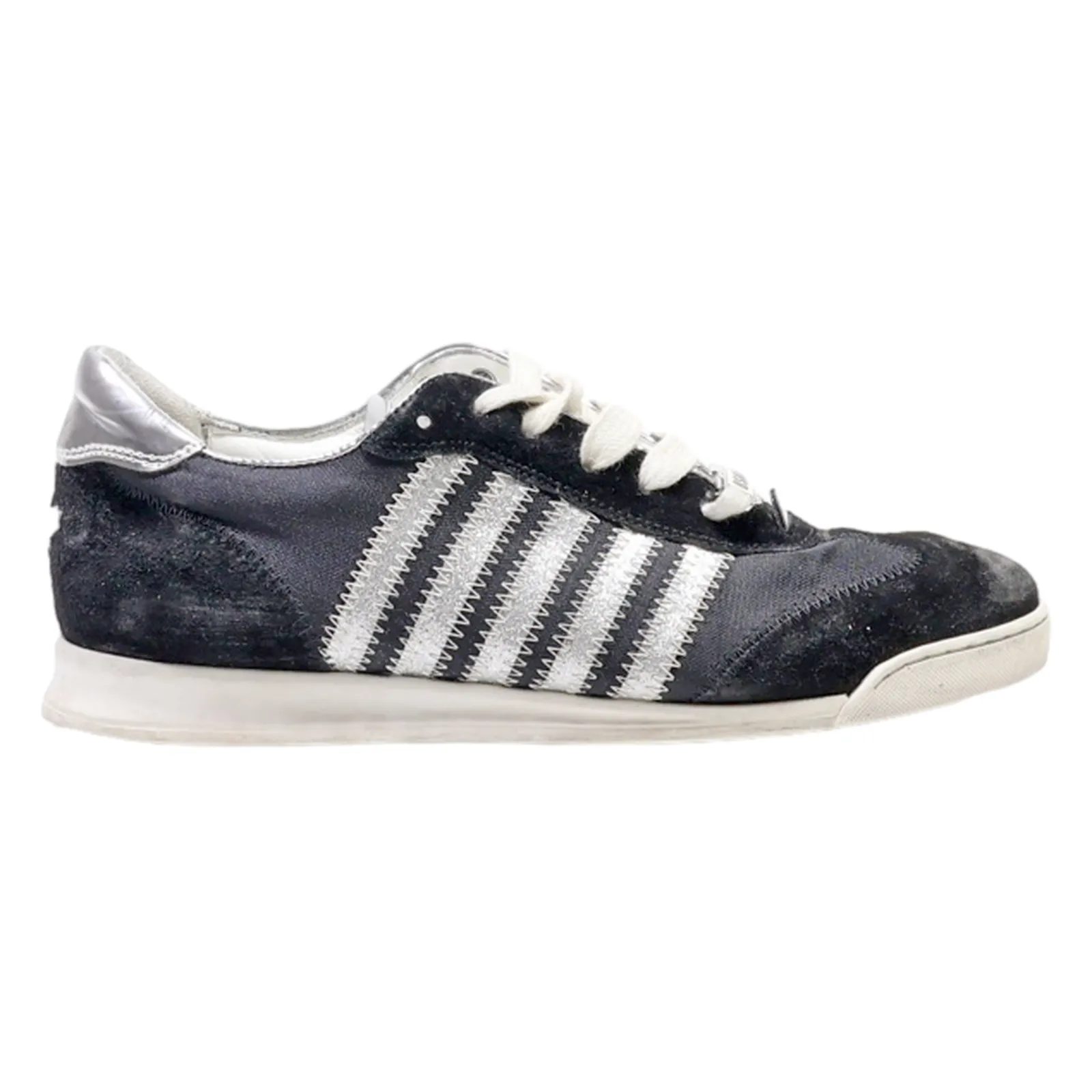 DSQUARED2 Sneaker Trainers Black Leather Womens UK 6