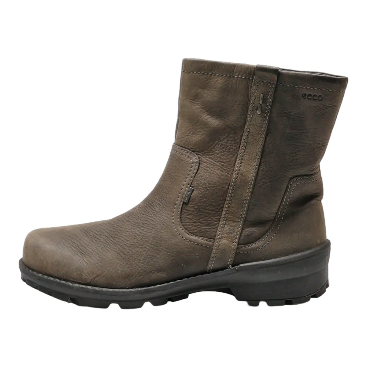 ECCO Ankle Boots Grey Leather Womens UK 8