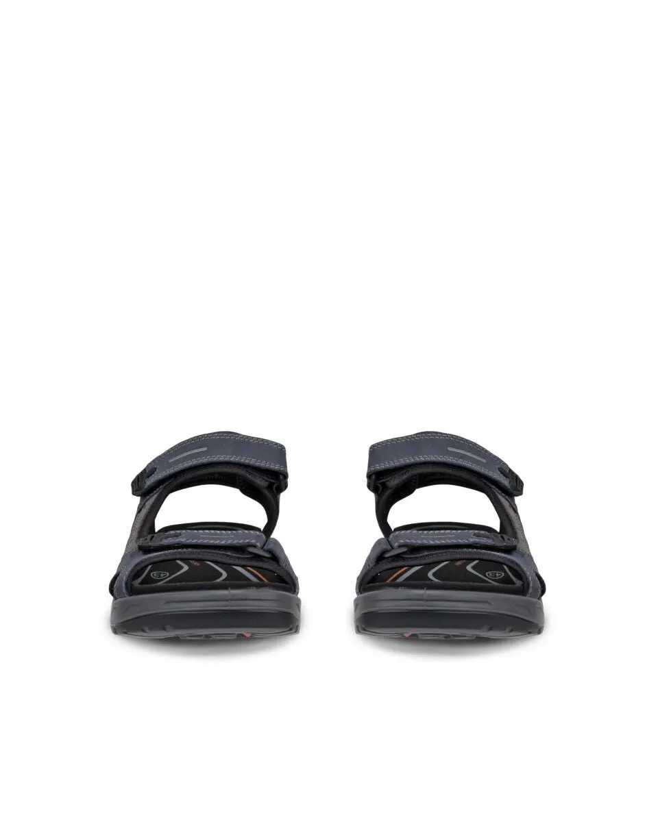 Ecco Men's Yucatan Offroad Nubuck Outdoor Sandal - Marine