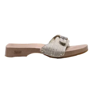 EDIZIONE LIMITATA Slider Sandals Beige Synthetic Womens UK 8