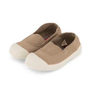 Elastic Tennis Shoe in Eggshell by Bensimon