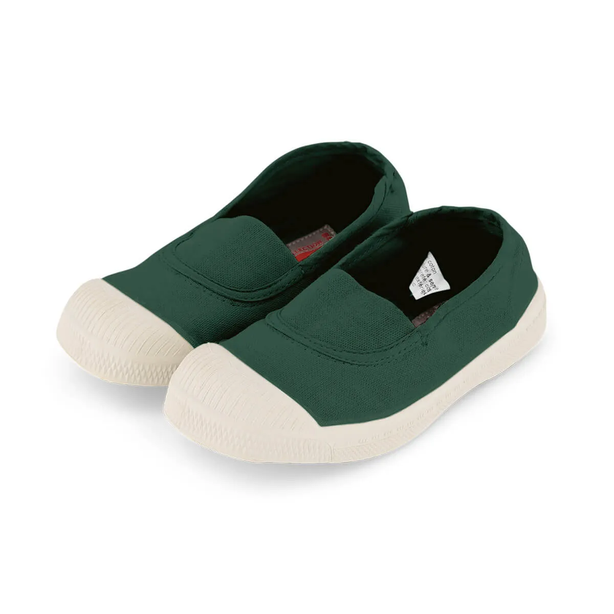 Elastic Tennis Shoe in Matcha by Bensimon