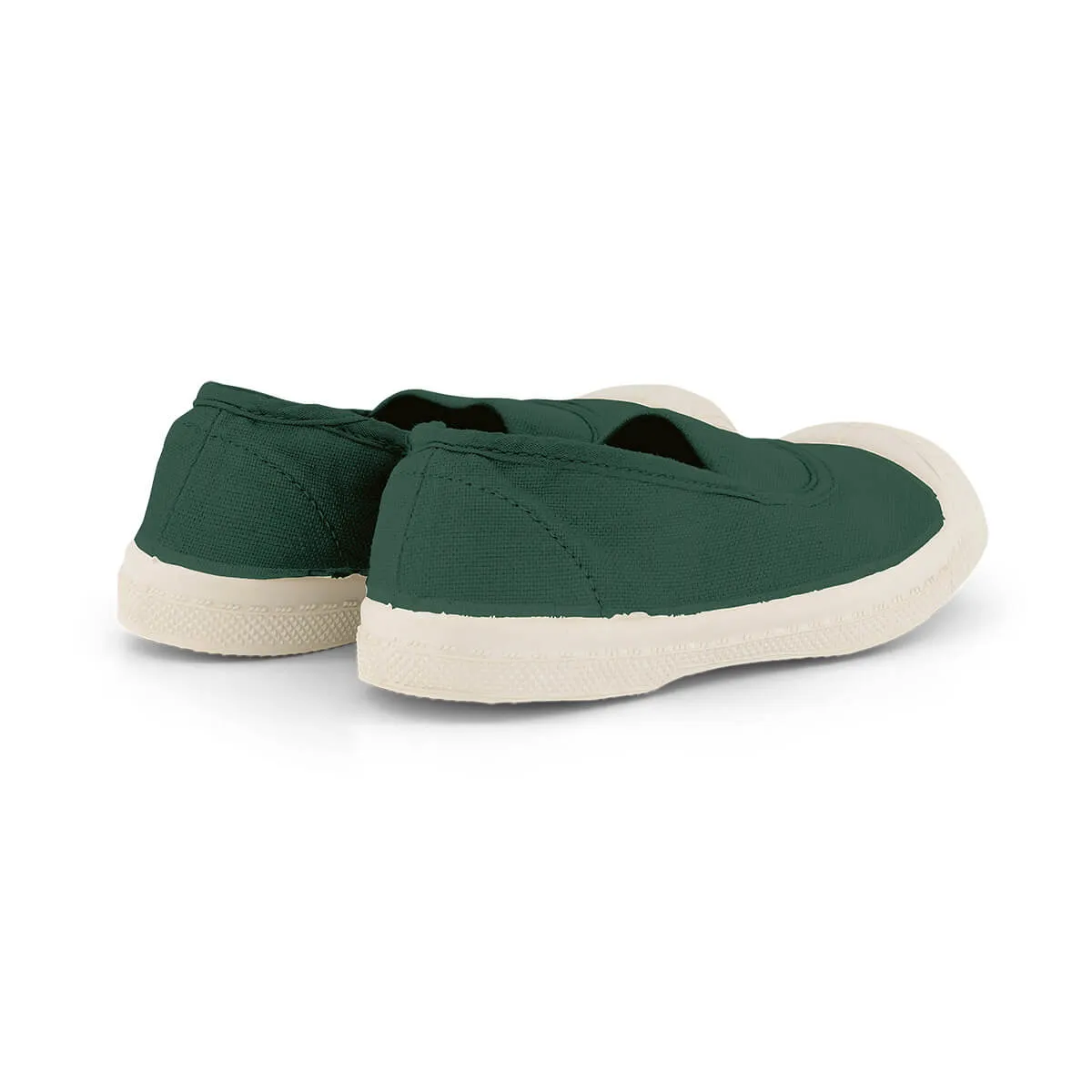 Elastic Tennis Shoe in Matcha by Bensimon