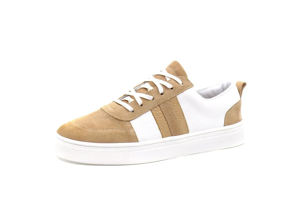 Elba Suede Front Sneaker - Sand
