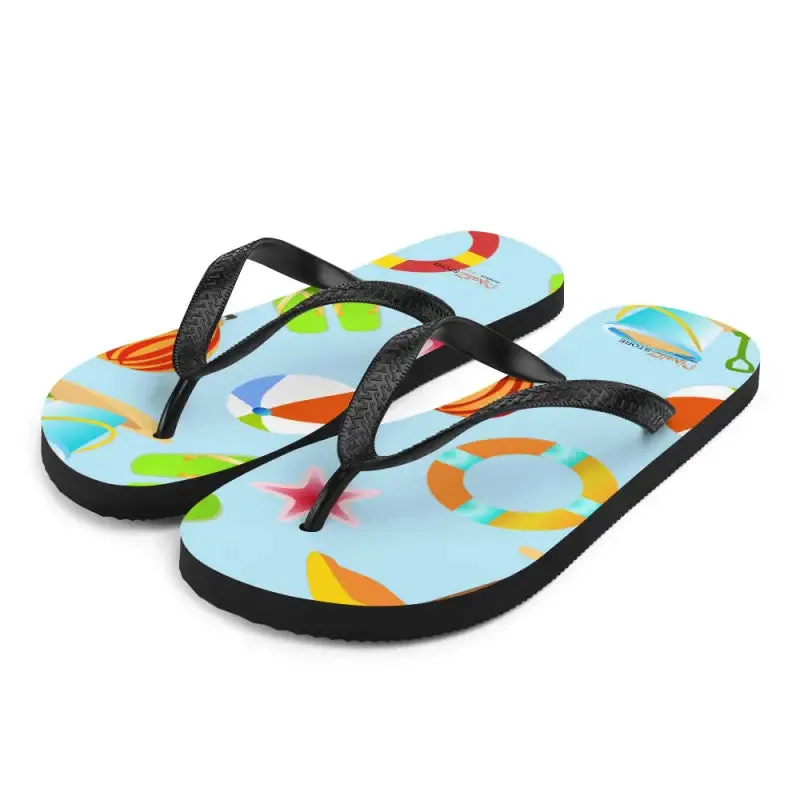 Epic Slip Resistant Beach Print Flip Flops Summer