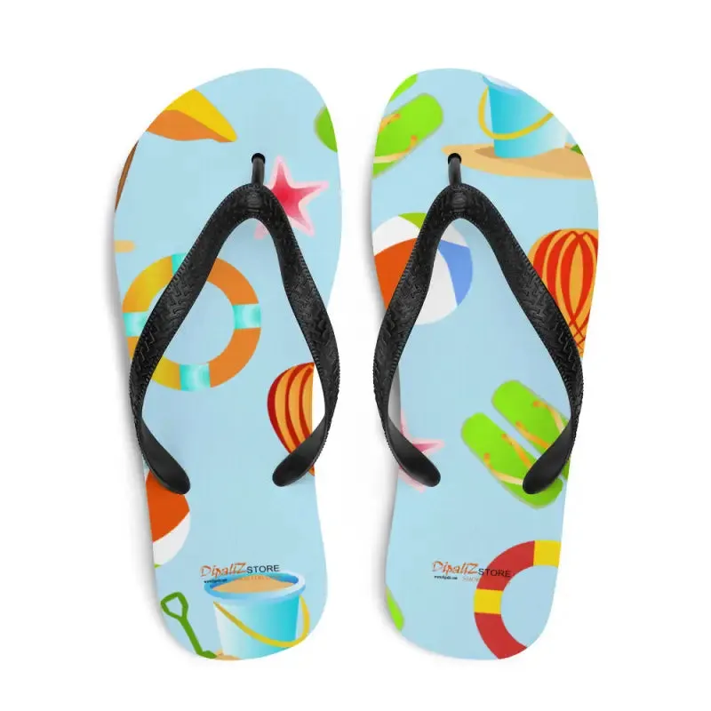 Epic Slip Resistant Beach Print Flip Flops Summer