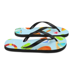 Epic Slip Resistant Beach Print Flip Flops Summer
