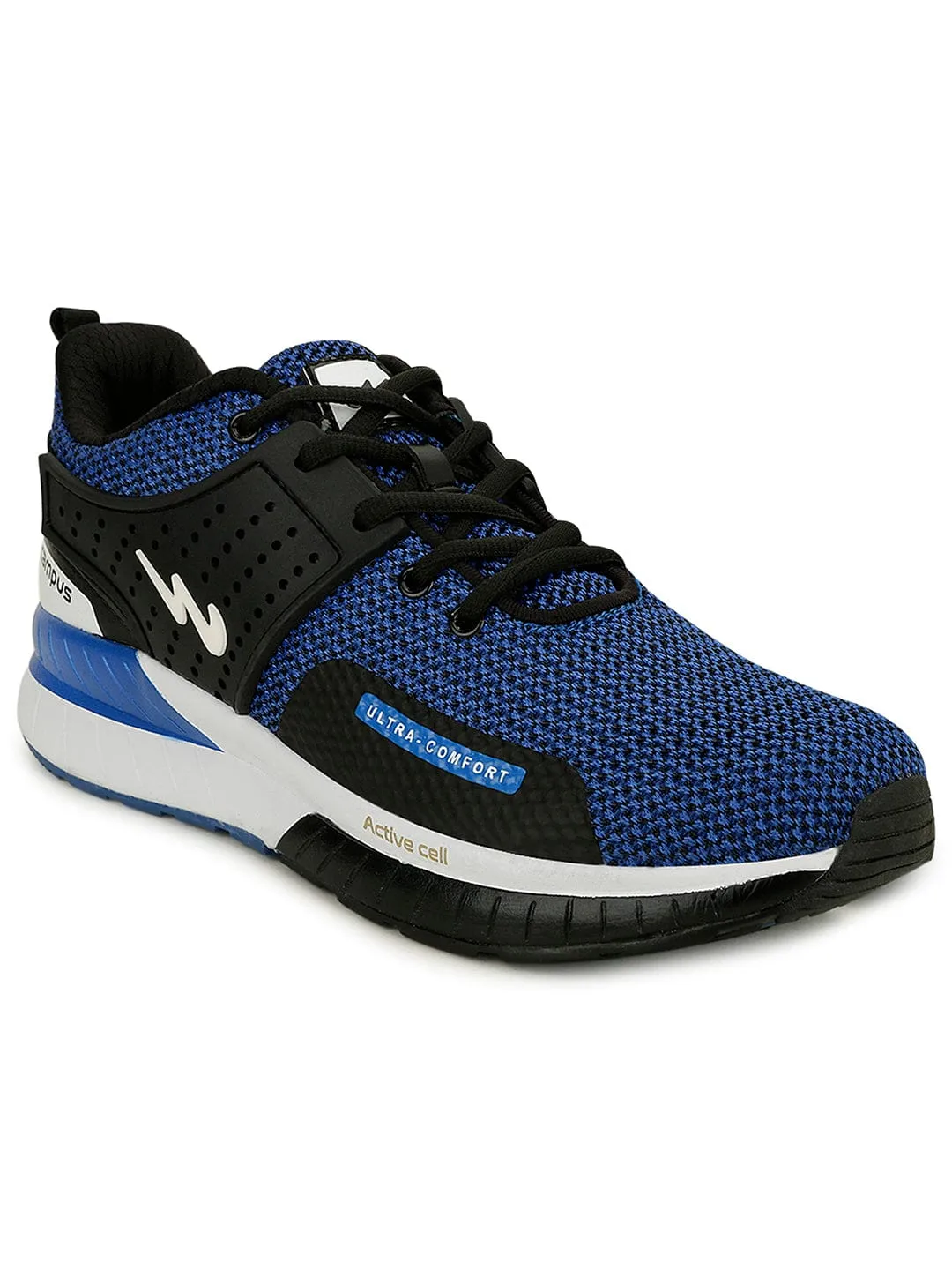 FASTECH Black Men's Running Shoes