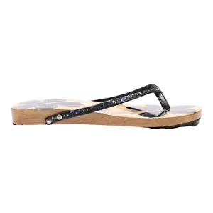 Flip Flop Sandals Black Synthetic Womens UK 5