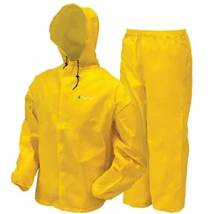 FROGG TOGGS Men's Standard Ultra-Lite2 Waterproof Breathable Rain Suit, Yellow, Medium