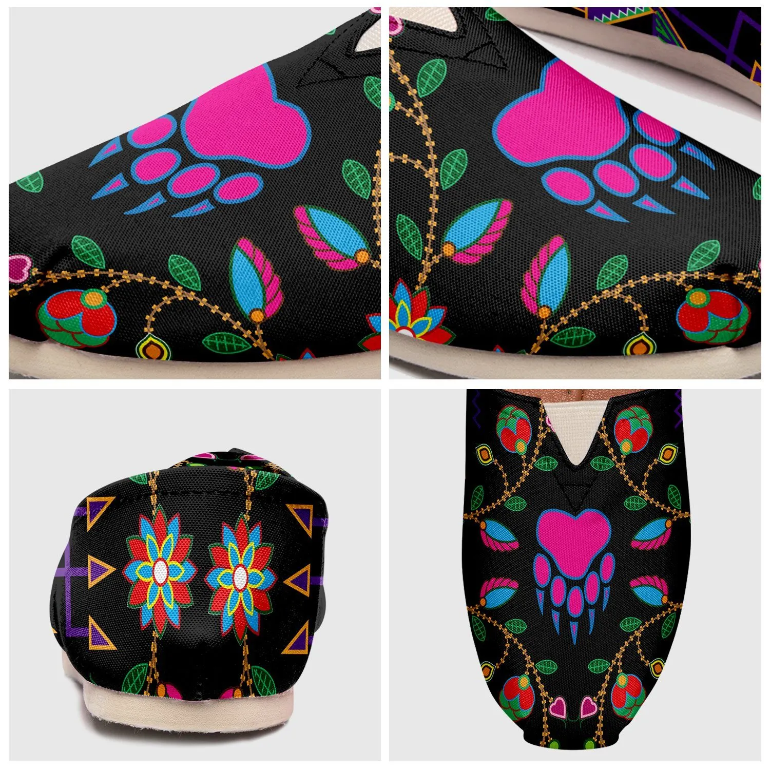 Geometric Floral Fall Slip On