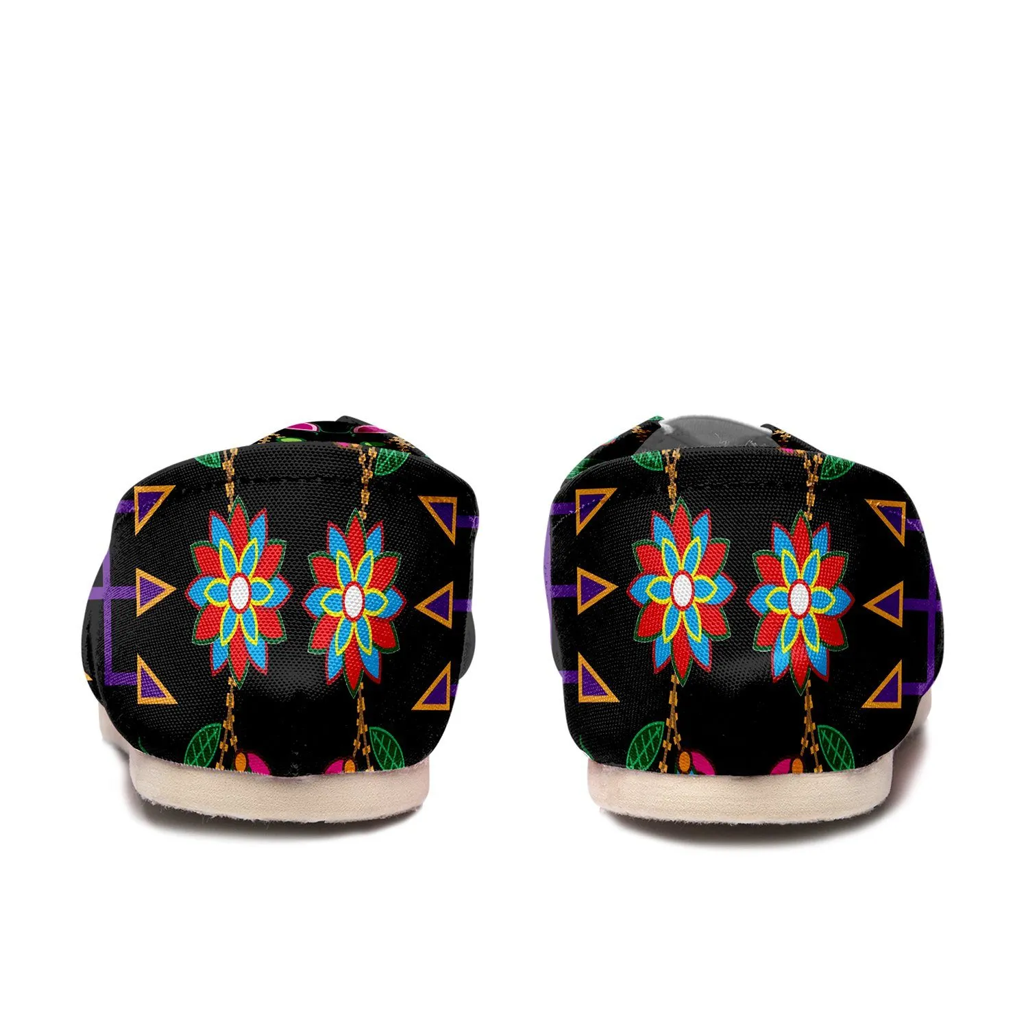 Geometric Floral Fall Slip On