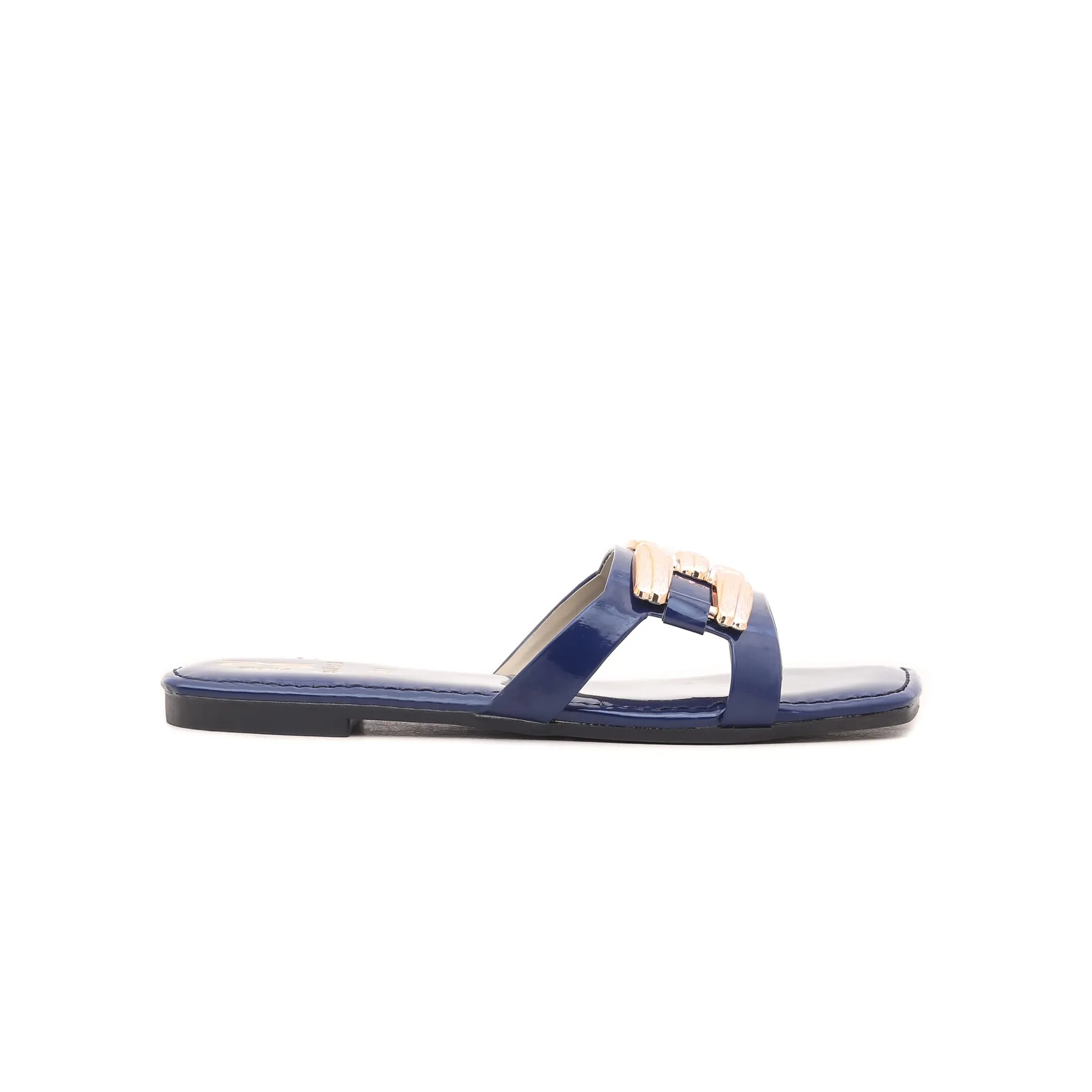 Girls Navy Casual Slipper KD7424