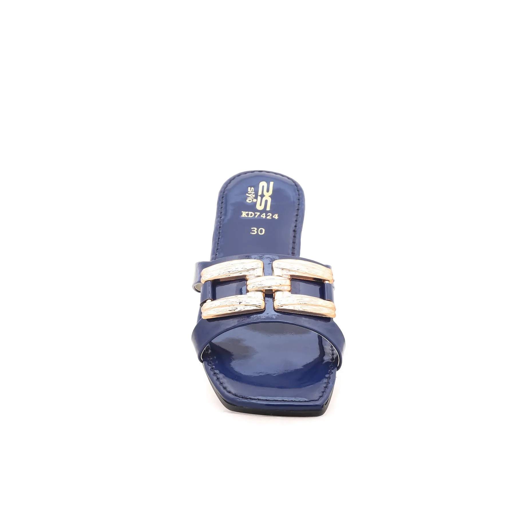 Girls Navy Casual Slipper KD7424