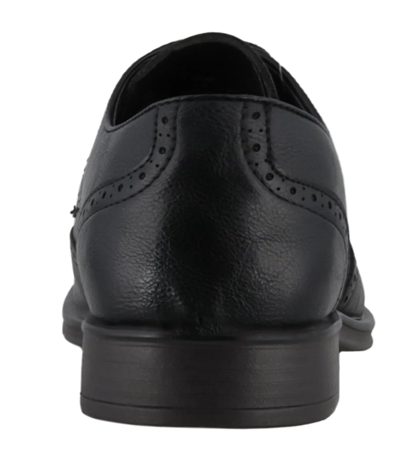Global Wingtip Lace Up Black
