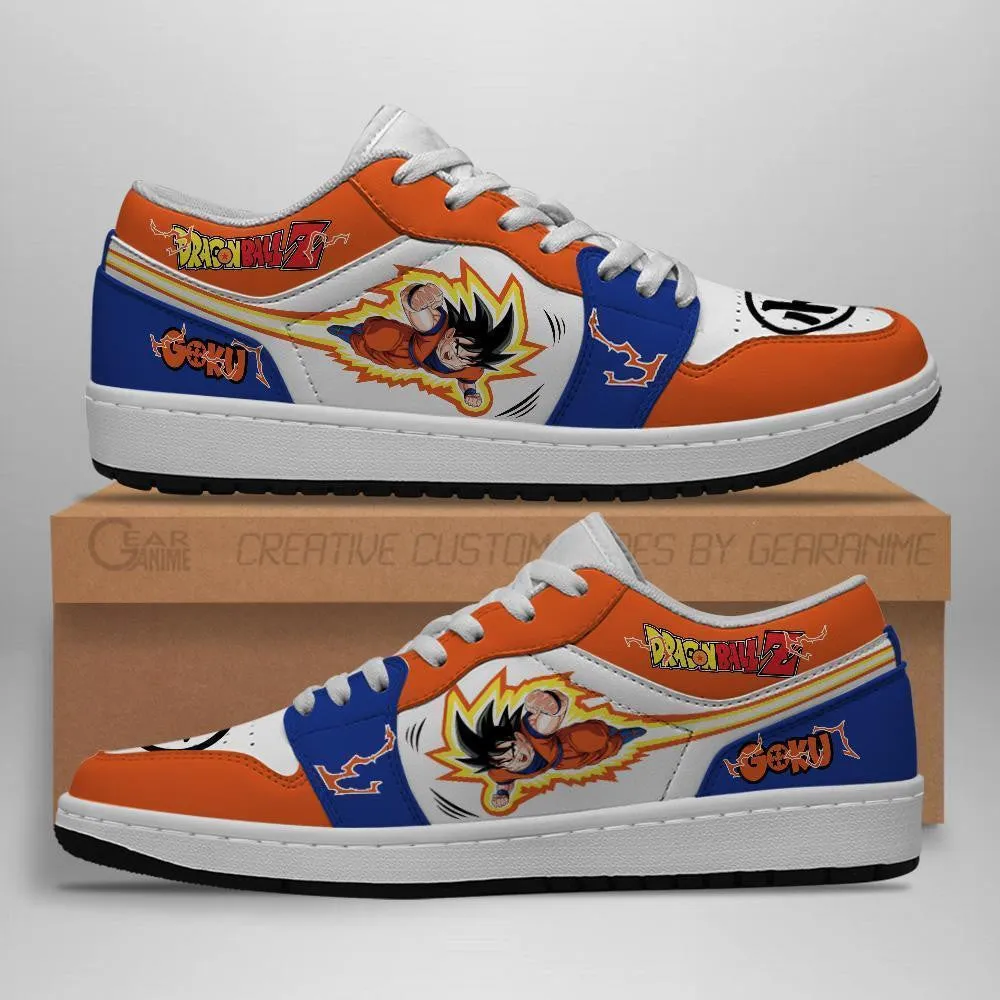 Goku Low Sneakers Custom Dragon Ball Anime Shoes