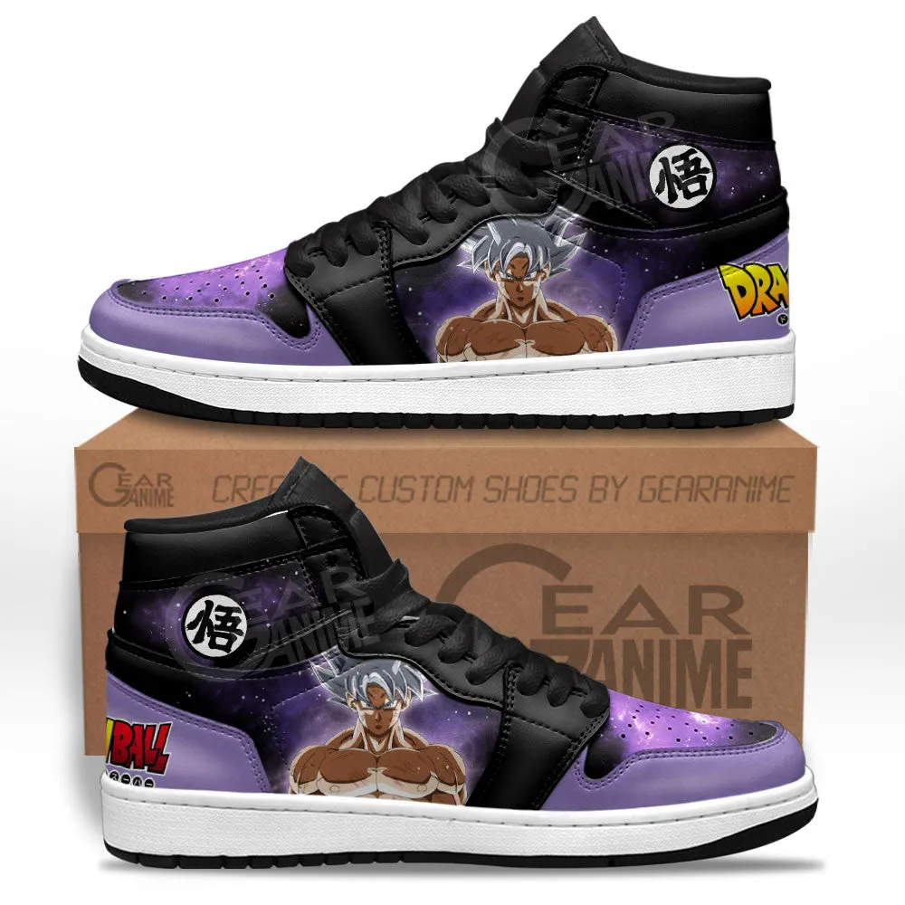 Goku Ultra Instinct Sneakers Custom Dragon Ball Anime Shoes Mix Galaxy