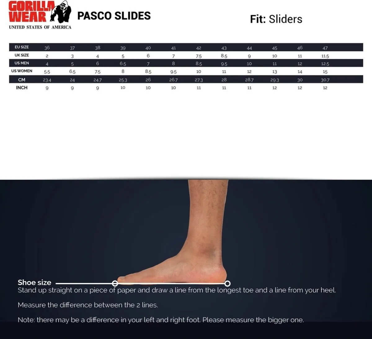 Gorilla Wear Pasco Slides - Black