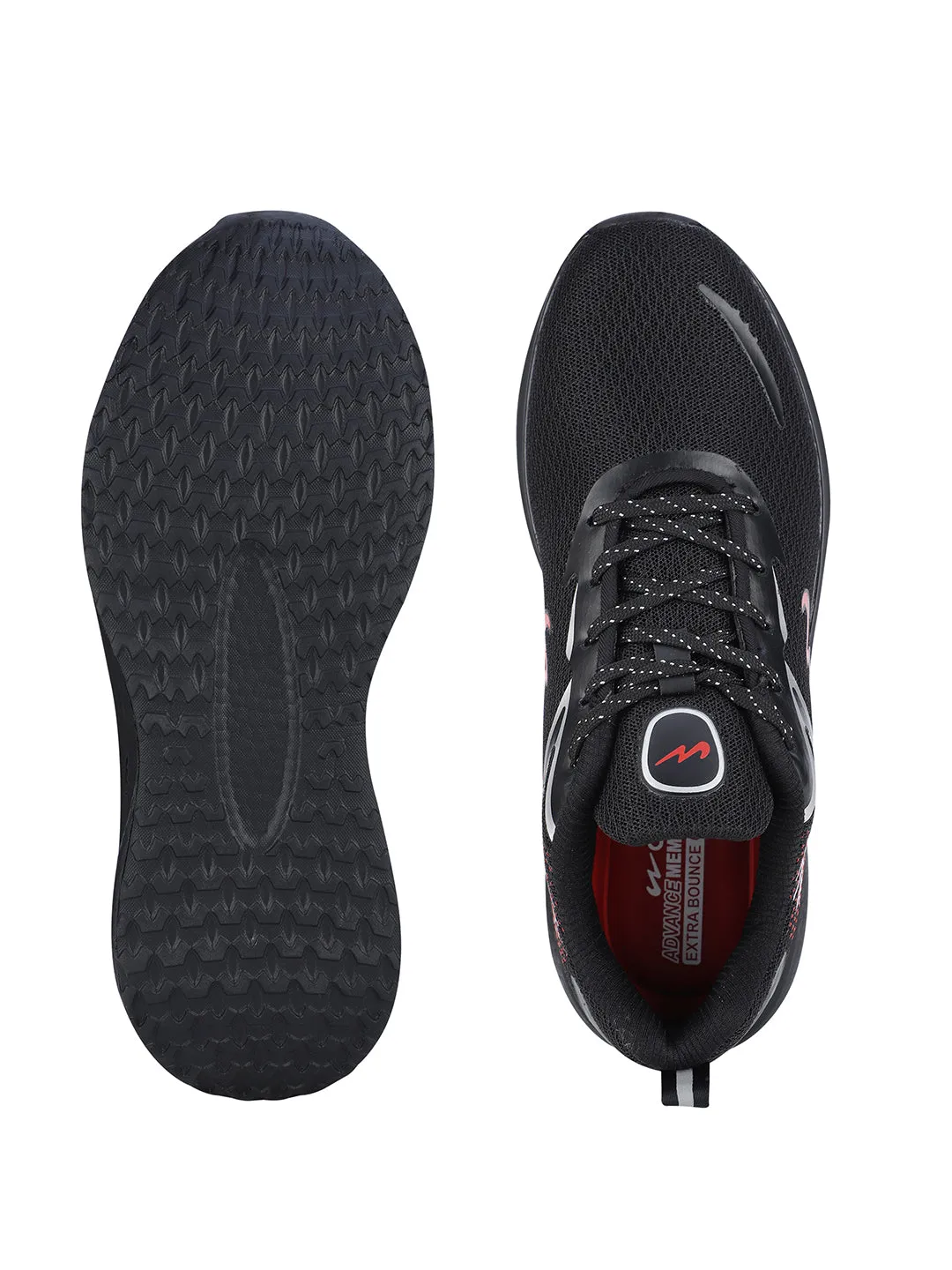GRAFFITI Black Men's Running Shoes
