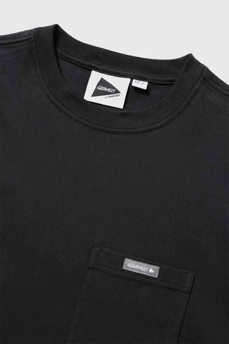 Gramicci x and wander Backprint Tee - Black